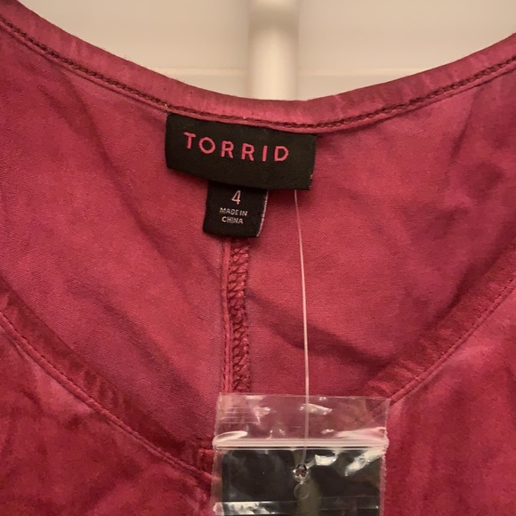 NWT Torrid top boho style so pretty - Picture 3 of 8